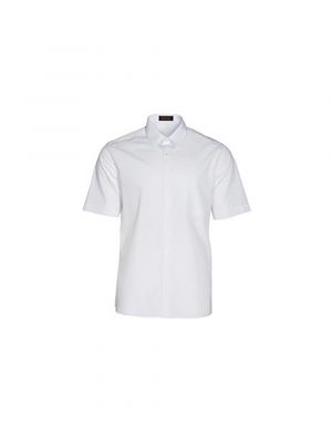 Camisa de trabajo unisex blanca básica