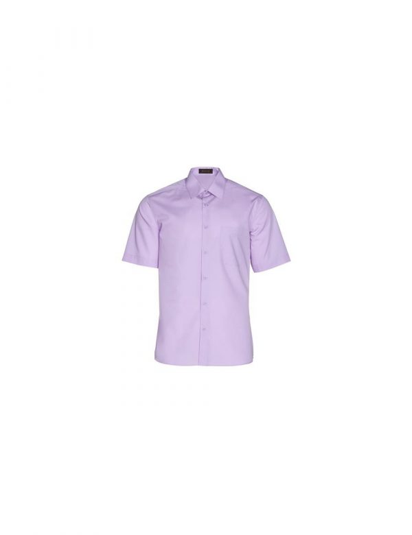 Camisa de trabajo manga corta unisex rosa