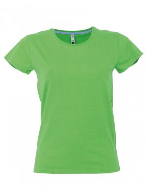 Camiseta de mujer verde manzana