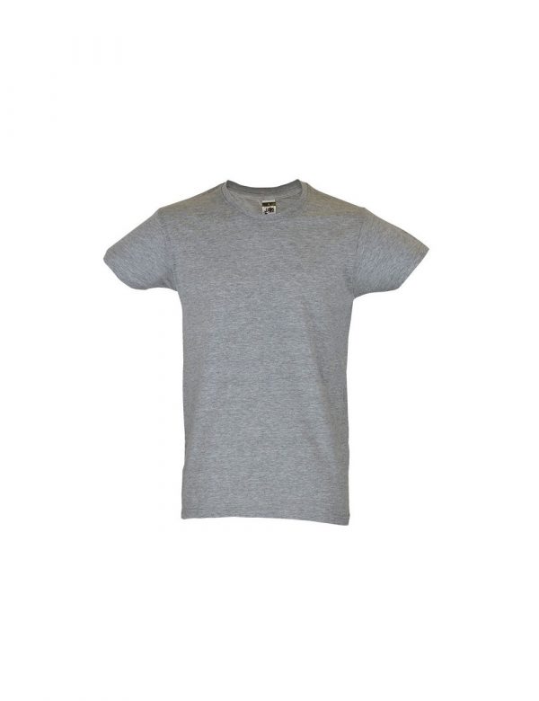 Camiseta unisex algodón gris medio