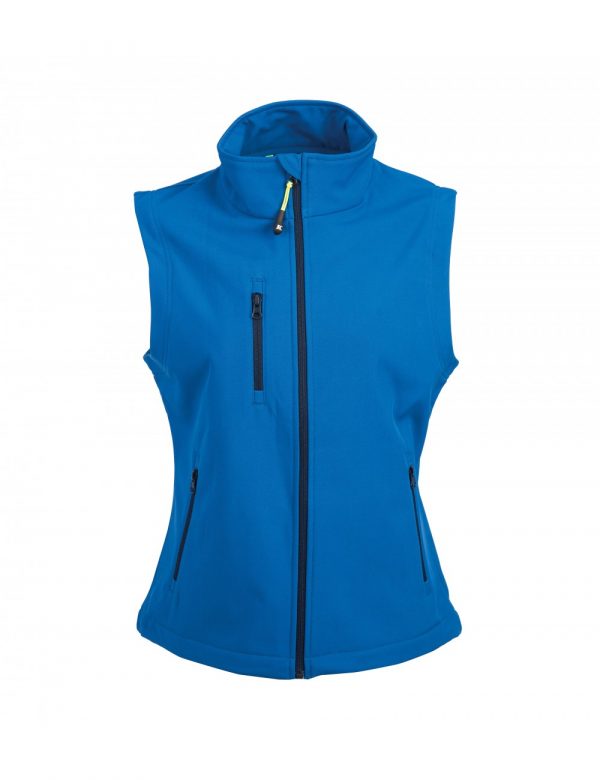Chaleco impermeable para mujer color azul royal