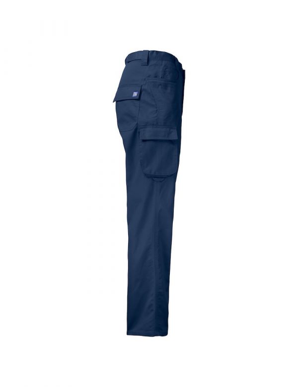 Pantalón de trabajo multi bolsillo azul